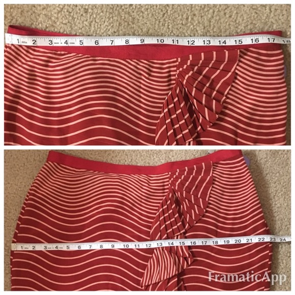 โ NWOT โ TORY BURCH Opalina Flamenco Ruffle Skirt, Size 14 - Picture 7 of 8